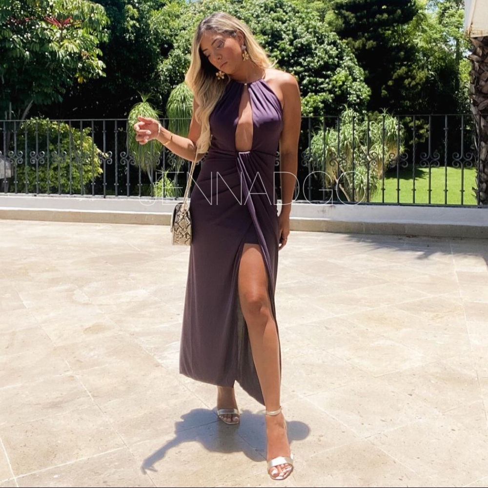NWT Zara Limited Edition Long Halter Dress - Picture 9 of 16